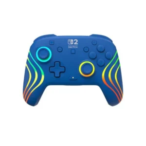 Control Inalámbrico Turtle Beach Afterglow Wave RGB para Nintendo Switch 2 Azul